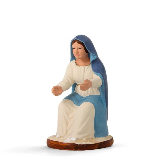 Marie assise