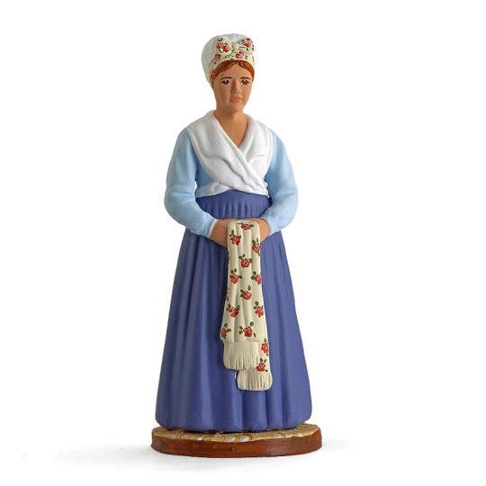 Arlésienne XVIIIème bleue Arlésienne XVIIIème bleue