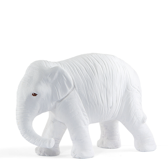 Eléphanteau d'apparat blanc Eléphanteau d'apparat blanc